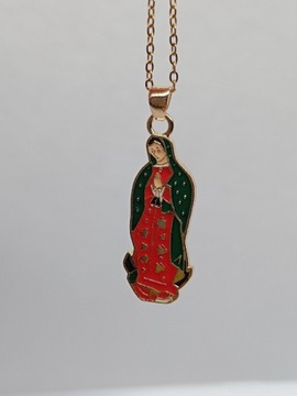 Medalik Matka Boska Maryja naszyjnik 45cm