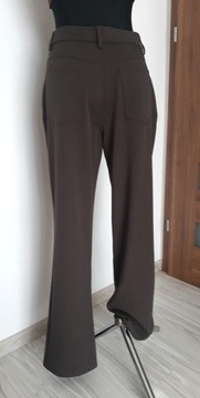 Spodnie damskie proste brązowe M 38 Marks&Spencer