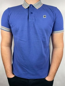 Koszulka Polo G-Star Raw XL niebieska