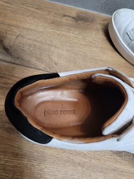 Buty Gino Rossi Sneakersy białe skóra r.43