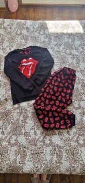 Komplet The Rolling Stones bluza spodnie z misia