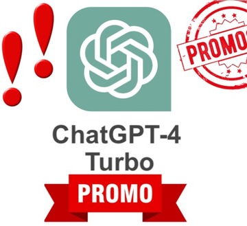 CHAT GPT 4 NAJTANIEJ! PROMOCJA MAJÓWKA! - 30DNI