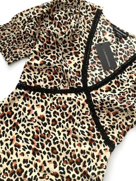 Wednesday’s Girl sukienka midi Animal print XS