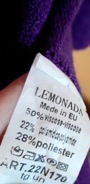 oversizowy sweter marki Lemonada, fioletowy.