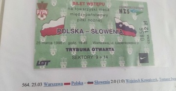 Polska-Słowenia 1998