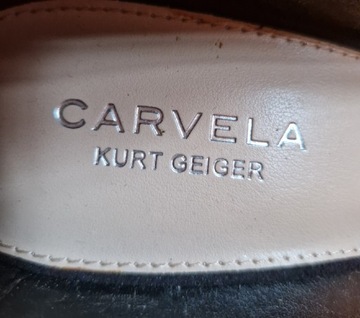 Czarne szpilki sandałki Carvela Kurt Geiger 41