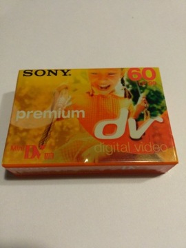Kaseta Sony PREMIUM DVC miniDV DVM60PR3 folia nowe