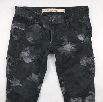 Diesel spodnie cargo skinny ankle roz. 27 (S)