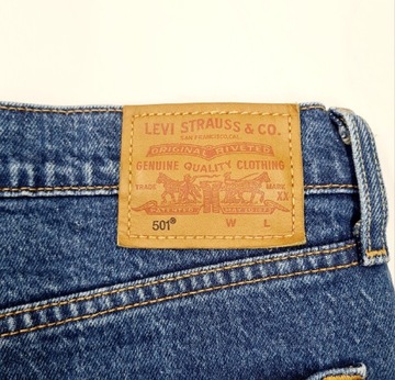 Męskie klasyczne jeansy levis 501 premiumW31L30 