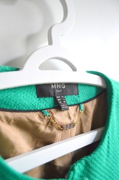 Mango MNG piękny żakiecik żakiet marynarka zielony