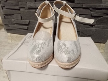 Buty na koturnie Espadryle 