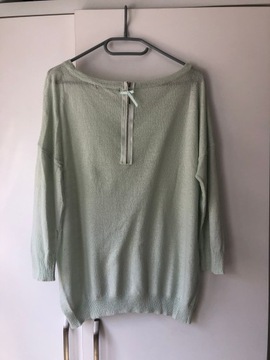 Sweter damski ażurowy mohito miętowy S 36