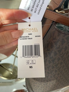 Michael Kors Suri Bucket torebka worek torba Logo