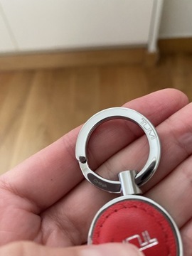 Tumi zawieszka do kluczy keyring brelok skóra nowy