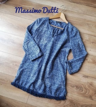 Massimo Dutti nowa tunika sukienka koszula 36