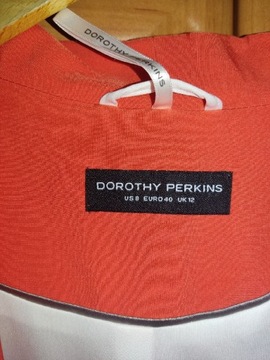 Pomarańczowa marynarka narzutka Dorothy Perkins 