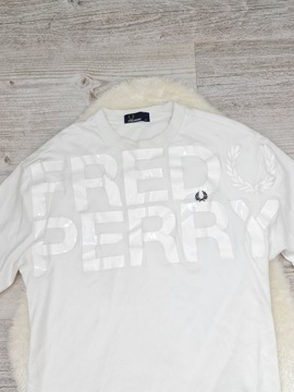 Koszulka Fred Perry Biała Rozmiar M Oryginalna 