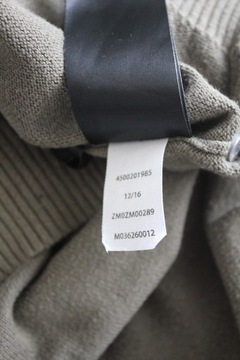 Oliwkowa khaki bluza sweter Calvin Klein S M