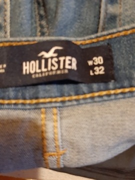 Hollister jeansy męskie unisex roz. 30/32