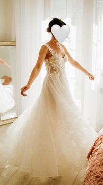 Przepiękna suknia ślubna Lulu Madeline rozmiar 34