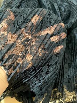 Damska plisowana, koronkowa spódnica Zara 