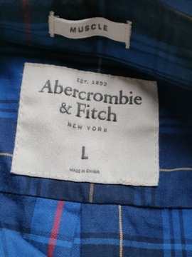 Abercrombie &Fitch Muscle koszula męska L krata