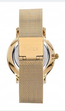 Timex zegarek TW2T60800 Metropolitan Złoty Mesh 