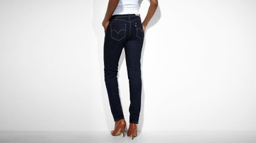 NOWE LEVI'S Demi Curve SKINNY Push Up W25 L32 