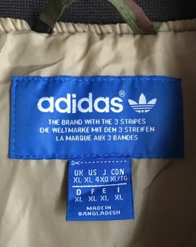 Kurtka Męska Adidas Camo Bomber XL Moro Idealna !