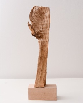 Rzeźba Boho Minimalizm Dąb 35 cm Dekoracja