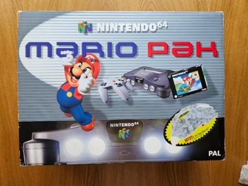 NINTENDO 64 MARIO PAK KOMPLETNA PAL JAK NOWA!!!