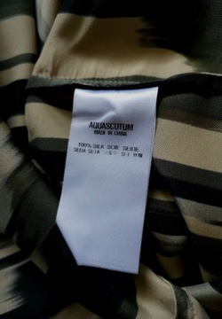 Aquascutum 38- luksusowa bluzka -jedwab 100%