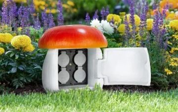 Mushrom power gniazdo Wi-Fi przedłużacz ogrodowy