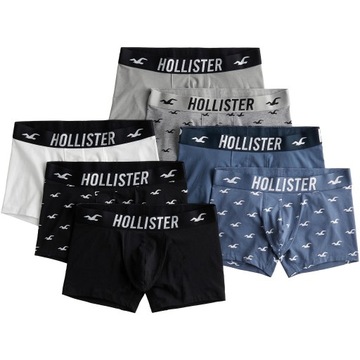 HOLLISTER by Abercrombie Bokserki Majtki 7 szt M