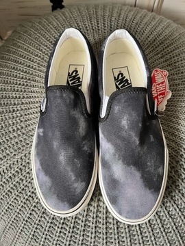 Buty Vans slip-on rozmiar 38 czarno szare nowe