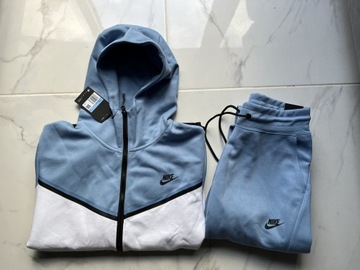 Nike Tech Fleece roz.M babyblue bluza i spodnie