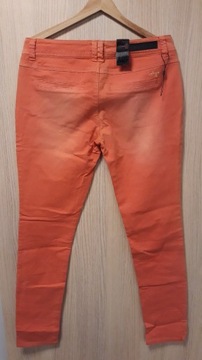 pomarańczowe spodnie jeansowe ONLY 32/34 Skinny
