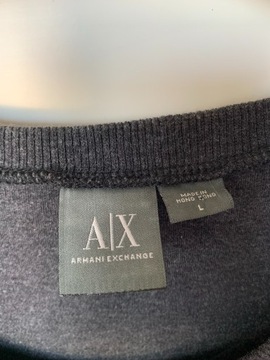 A|X Armani Exchange grafitowa sukienka/tunika (L)