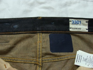 Jeansy męskie G-Star Raw Denim 30/34 3301 