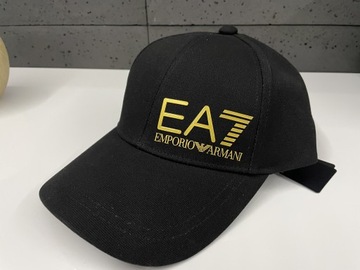 EA7 Emporio Armani czapka z daszkiem black/gold 