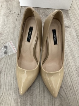 Vices szpilki basic nude eleganckie ombre