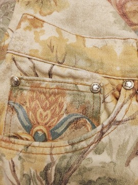 Roberto Cavalli piękne włoskie spodnie vintage 