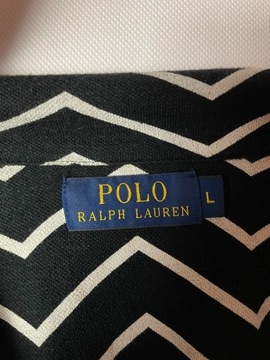 Koszulka Polo Ralph Lauren L czarna Lin/Bawełna