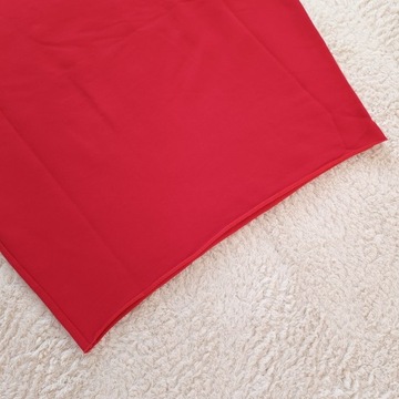 *sukienka tunika markowa bawełna 95% czerwona L/40