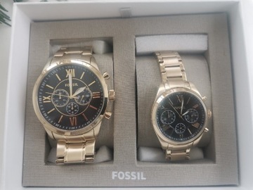 Zegarki dla par prezent Fossil BQ2400SET