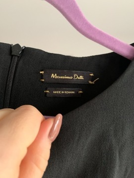 Klasyczna mała czarna sukienka Massimo Dutti 