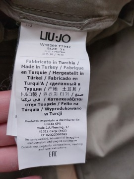 Liu Jo damskie rybaczki khaki r.31 40 L 42 XL 