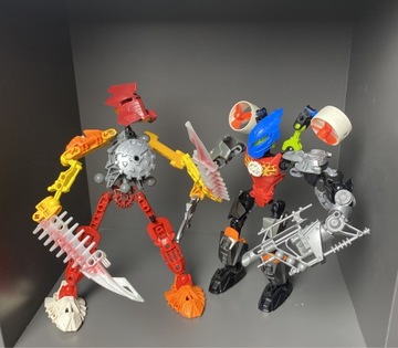 Bionicle zestaw dwóch figurek 