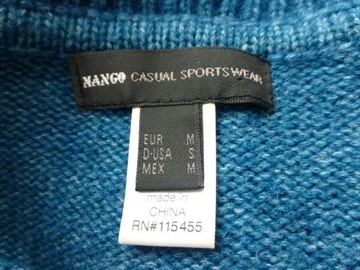 Mango casual sportswear wełniany kardigan S M