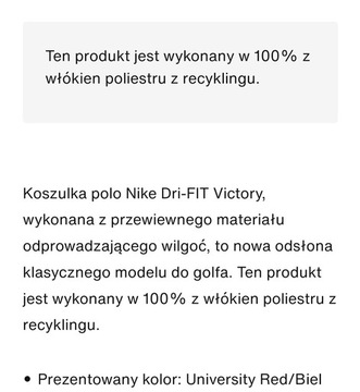 Polo męskie Nike 